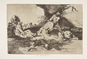 Tafel 16 aus Die Schrecken des Krieges: T..., 1810 veröffentlicht 1863