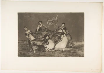 Tafel 1 aus den Disparates: Weibliche Torheit, ca. 1816-23 veröffentlicht 1864