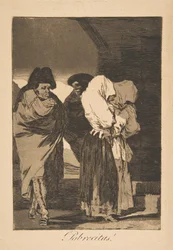 Platte 22 aus Los Caprichos: Arme kleine Mädchen!, 1799, posthumer Druck