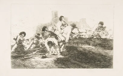 Platte 24 aus Die Schrecken des Krieges Los Desastres de la Guerra: Sie können immer noch nützlich sein, 1810