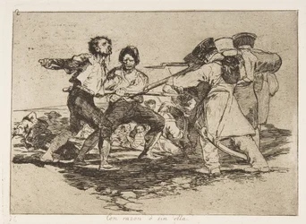 Tafel 2 aus Die Schrecken des Krieges Los Desastres de la Guerra: Rechts, 1810 veröffentlicht 1863