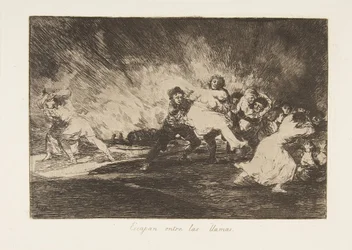 Tafel 41 aus Die Schrecken des Krieges: Sie ..., 1810 veröffentlicht 1863