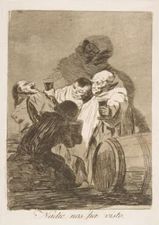 Tafel 79 aus Los Caprichos: Niemand hat uns gesehen, 1799