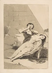 Tafel 9 aus Los Caprichos: Tantalus Tantalo., 1799