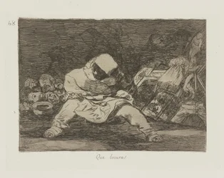 Was für ein Wahnsinn!, pl. 68 aus der Serie Die Schrecken des Krieges