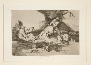 Sie machen Gebrauch davon, Platte 16 aus Los desastres de la guerra (Die Schrecken des Krieges)