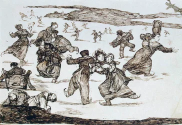 Schlittschuhläufer, zwischen 1812 und 1823