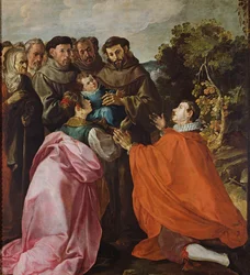 Heilung des Hl. Bonaventura durch den Hl. Franz von Assisi, um 1628
