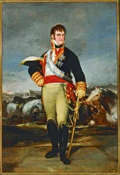 Ferdinand VII., König von Spanien im Kavallerielager