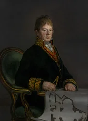 Porträt von Don Juan Antonio Cuervo, 1819