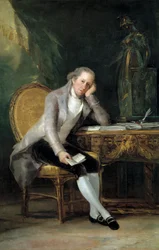 Porträt des Staatsmannes und Schriftstellers Gaspar Melchor de Jovellanos