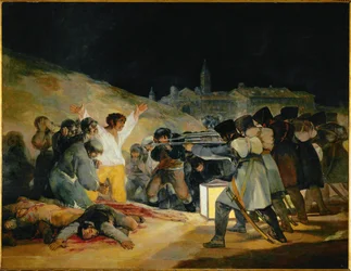 Der 3. Mai: Die Hinrichtung spanischer Aufständischer durch napoleonische Truppen unter General Murat