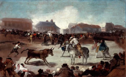 Ein Dorfstierkampf, ca. 1812-1814