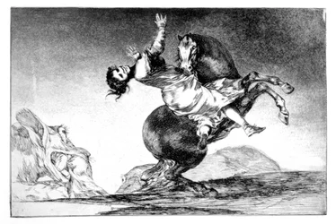 Entführendes Pferd, 1819-1823