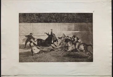 Stierkämpfe: Der Tod von Pepe Illo, 2. Komposition, 1876