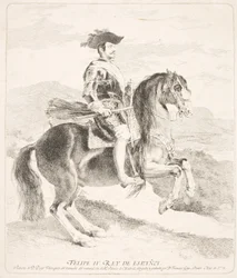 Philipp IV., König von Spanien, zu Pferd