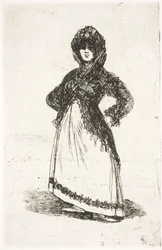 Maja, stehend