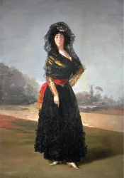 Porträt von María Cayetana de Silva, 13. Herzogin von Alba, 1797