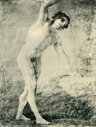 Stehender männlicher Akt, 1789, 1943