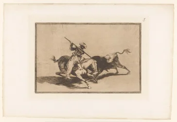 Stierjagd zu Pferd, Der kühne Mohr Gazul war der Erste, der Stiere regelgerecht mit der Lanze bekämpfte, Der Stierkampf (Serientitel)