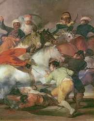 Der 2. Mai 1808 in Madrid oder Der Kampf mit den Mamelucken, Detail unten rechts, 1814
