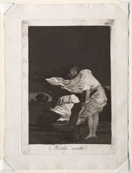 Die Caprichos: Eine schlechte Nacht, 1799