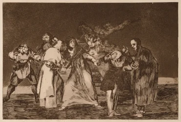 Die Ermahnungen, aus der Serie Los Disparates