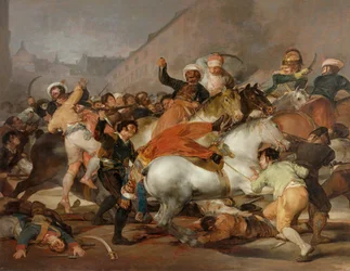 Der zweite Mai 1808 oder Der Angriff der Mamelucken, 1814 (nach der Restaurierung)