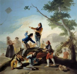 Der fliegende Hirsch. Gemälde von Francisco de Goya (1746-1828)