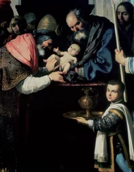 Beschneidung Christi (Detail)