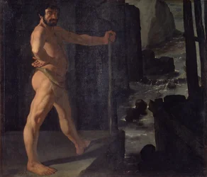 Herkules ändert den Lauf des Flusses Alpheios