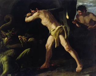 Herkules kämpft mit der lernäischen Hydra, ca. 1634