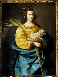 Darstellung der Heiligen Agnes