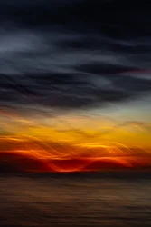 Lebendiger Ozean-Sonnenuntergang
