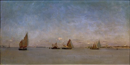 Ausgang des Canal Grande, Venedig