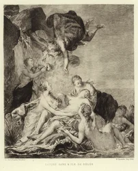 Latona auf der Insel Delos