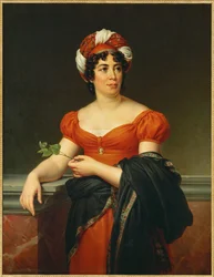 Porträt von Germaine Necker, Mme