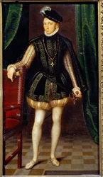Ganzkörperporträt von Karl IX. (1550-1574), König von Frankreich