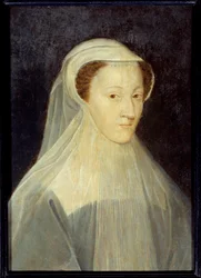 Porträt von Maria Stuart (1542-1587), Königin von Frankreich und Schottland in Trauerkleidung