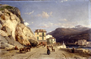 Ansicht des Hafeneingangs, Nizza
