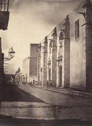 [Die Szene der Hinrichtung von Kaiser Maximilian I. von Mexiko], 1867