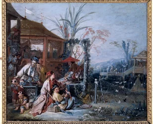 Chinoiserie: „Die Jagd“