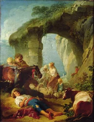 Pastorale Szene