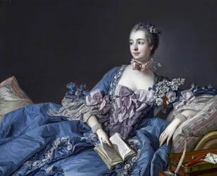Porträt der Marquise de Pompadour (1721-1764)