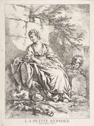 Das ruhende junge Mädchen