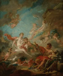 Venus in der Werkstatt des Vulkan