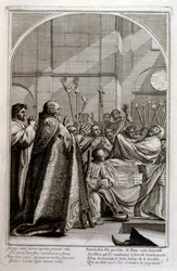 Gravur von Francois Chauveau 1680 