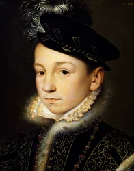 Porträt von Karl IX. von Valois, König von Frankreich