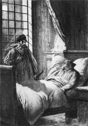Illustration aus Les Miserables von Victor Hugo