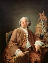 Porträt des Architekten Edmé Bouchardon 1698-1762